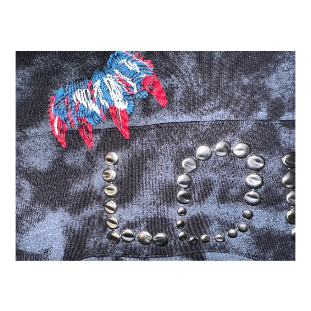 GUCCI Loved Studded Embroidered Sweatshirt M - Picture 11 of 15